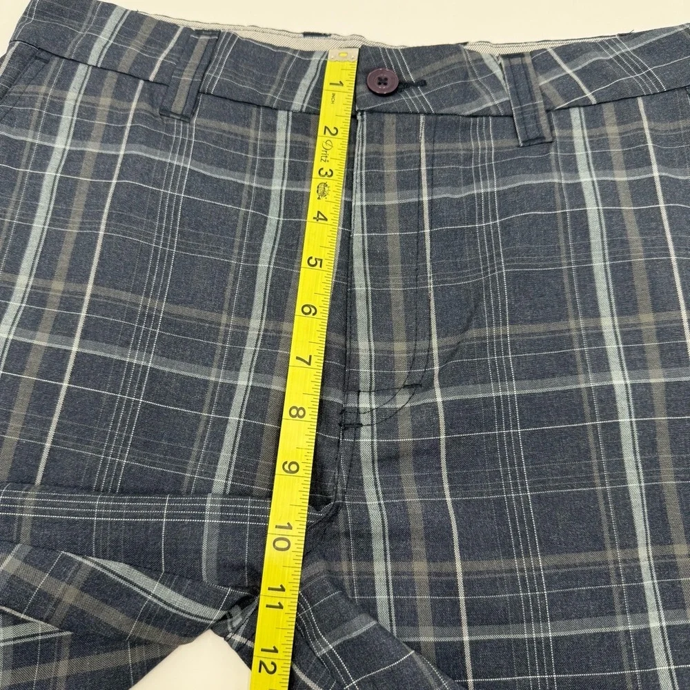 O’Neill Men’s Triumph Blue Heather Plaid Shorts 30 Teen Boy’s - Picture 13 of 13